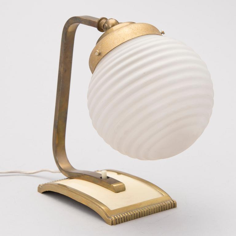 A 1920's table lamp.