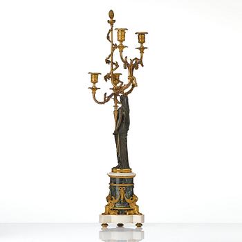 Kandelaber, för fyra ljus, Parisarbete, François Rémonds art, 1700-talets slut, Louis XVI.