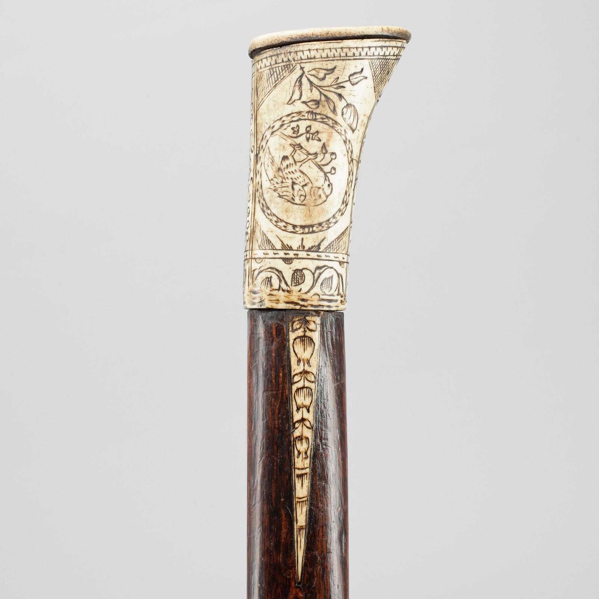 BERGSMANSYXA, Sachsen, bär datering 1671.