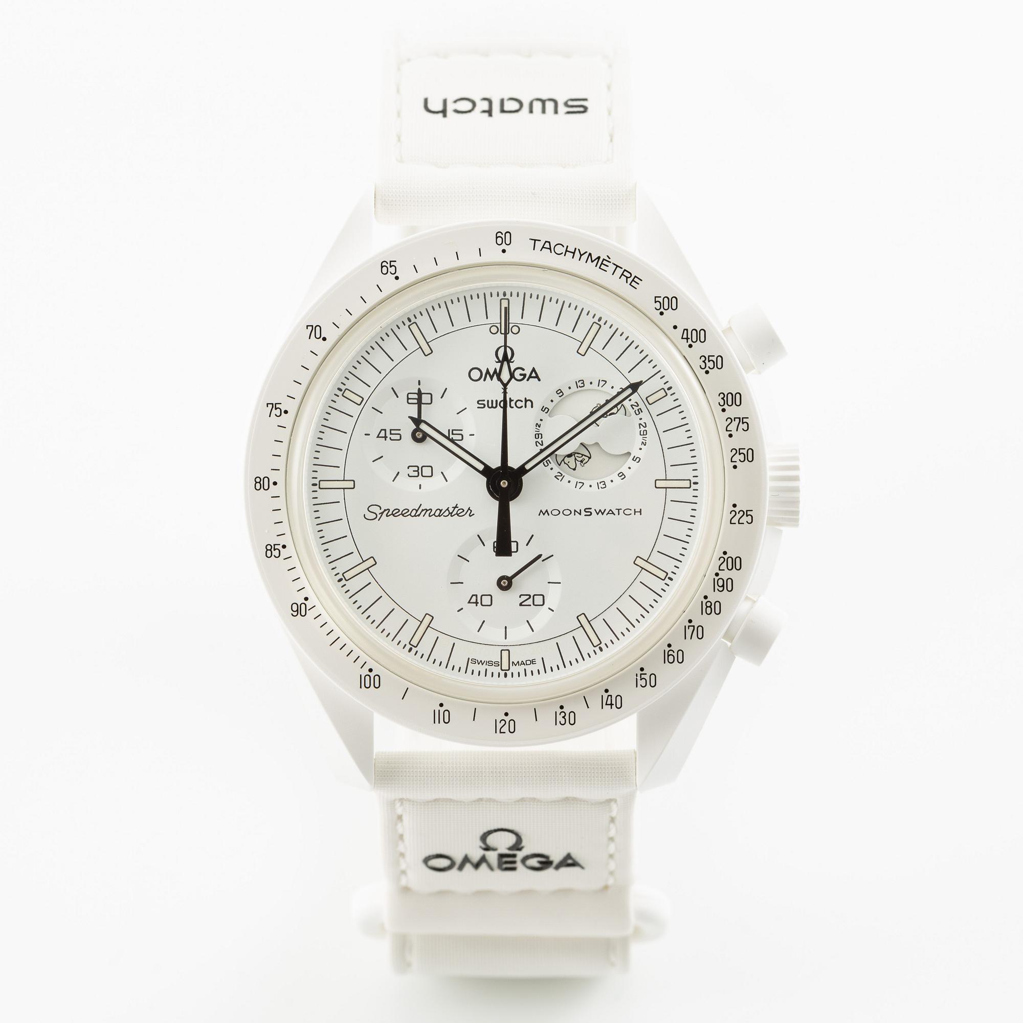 Omega/Swatch, MoonSwatch, "No Reserve", collection of 14 pcs, chronograph, wristwatches, 42 mm.