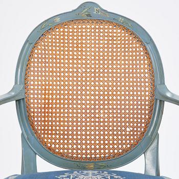 Carl Malmsten, a pair of Swedish Grace chairs, cabinetmaker Albin Johansson, Stockholm, for Villa Kvikkjokk, 1927.
