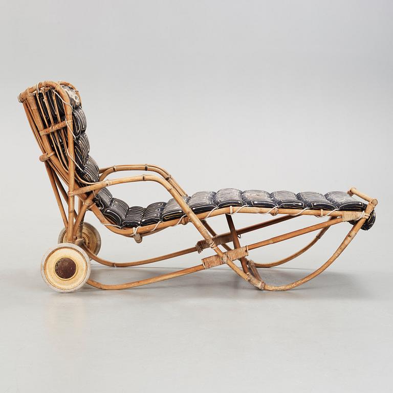 Josef Frank, a rattan lounge chair, Svenskt Tenn, Sweden.