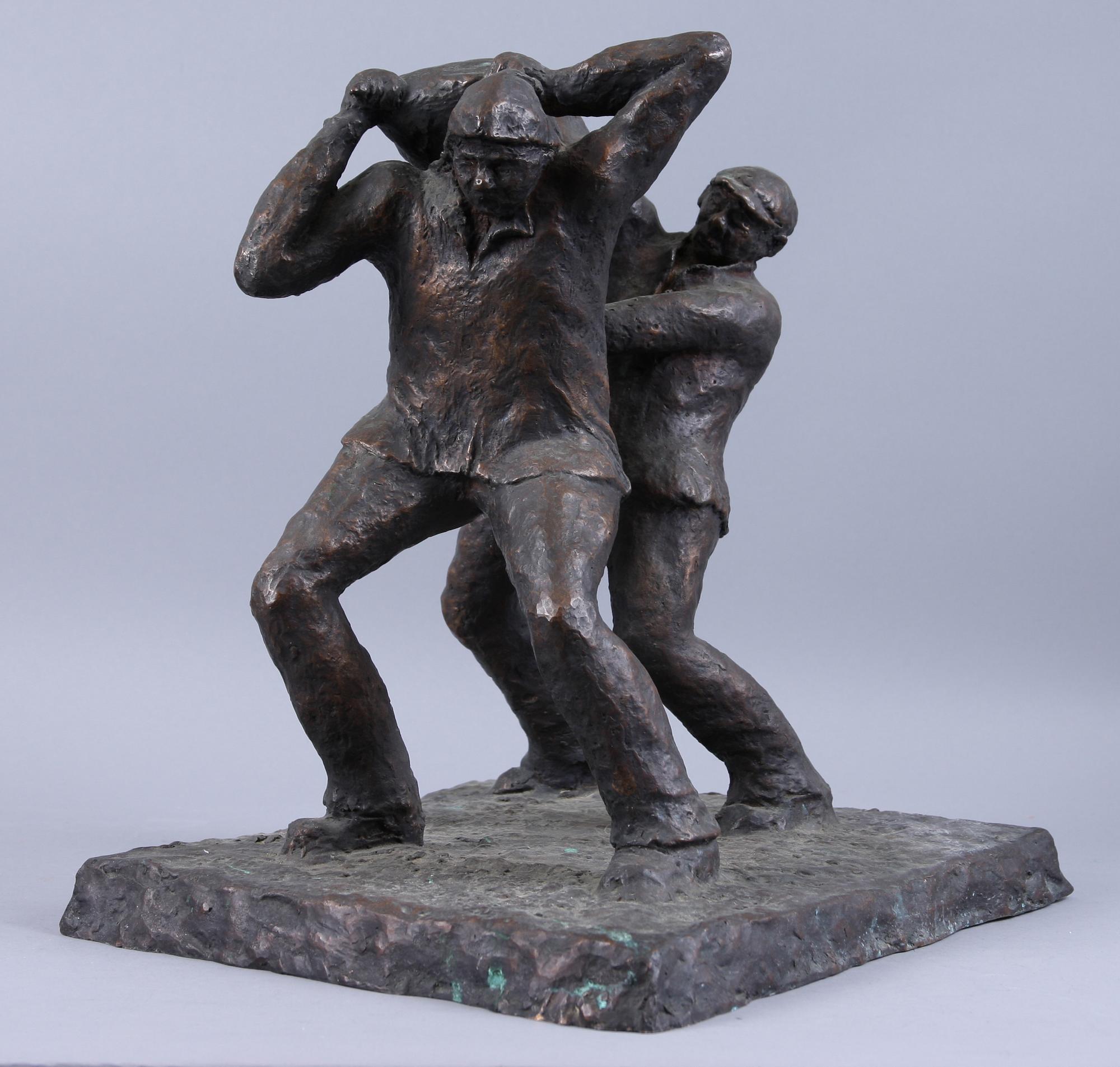 SVEN OLSSON, skulptur, brons, sign o dat -85.