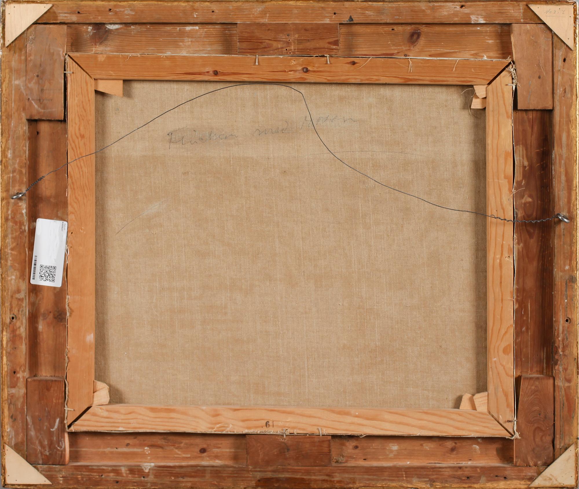 OKÄND KONSTNÄR, olja på duk, osignerad, 1900-talets första hälft.