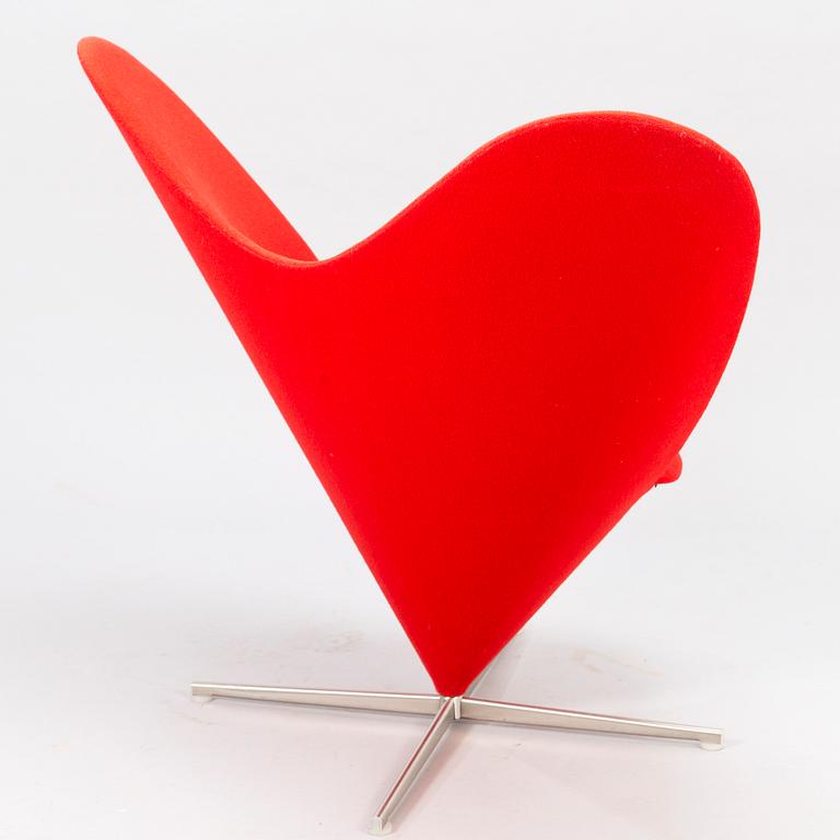 VERNER PANTON. "Heartshaped Cone chair". Vitra. 21th century.