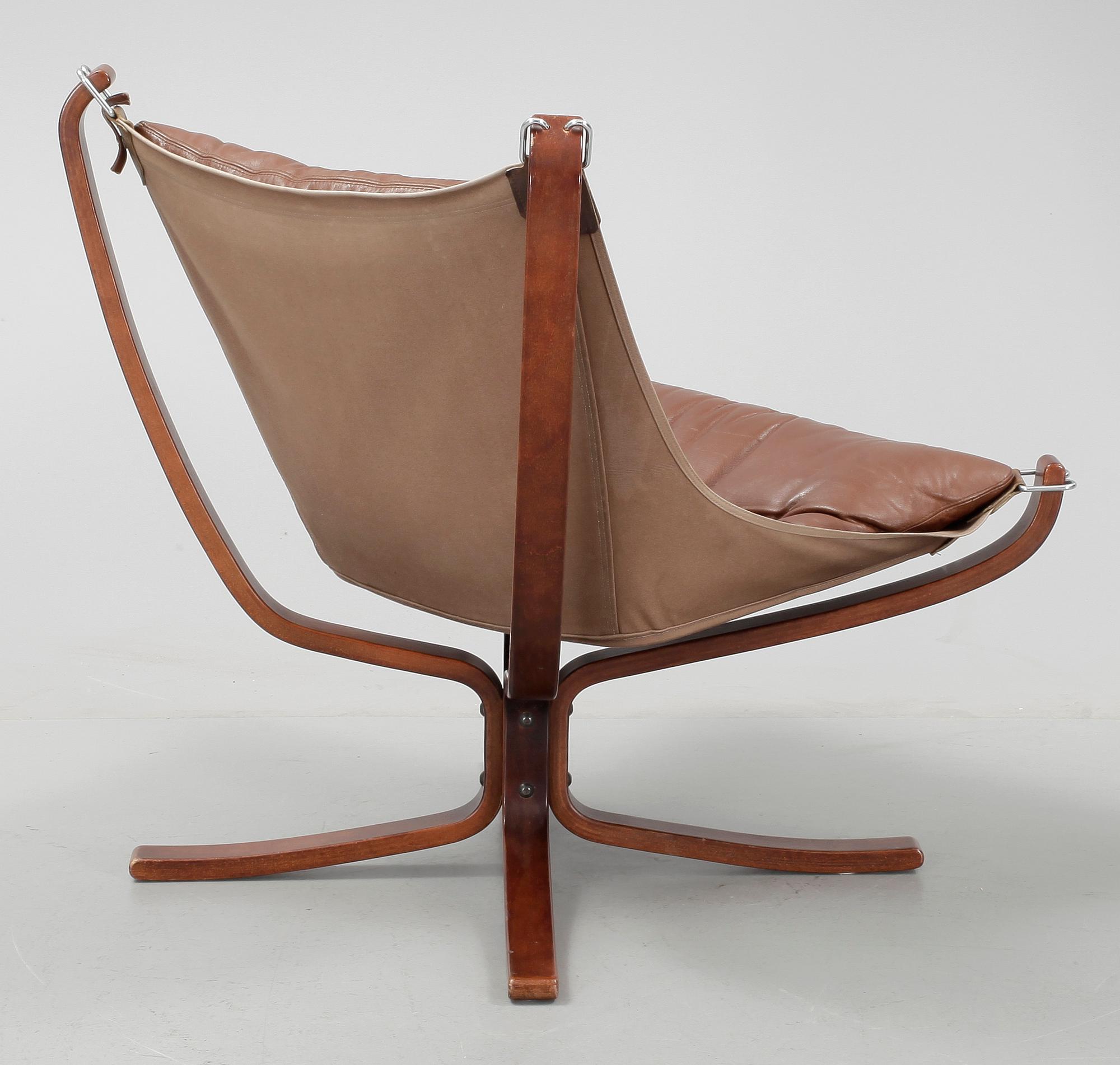 FÅTÖLJ, "Falcon", Sigurd Ressell, Vatne Möbler, Norge, 1970-tal.