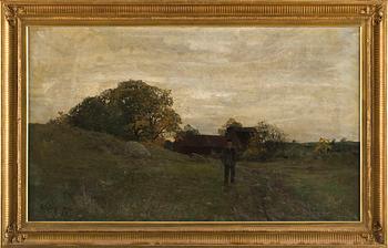 ALFRED BERGSTRÖM, olja på duk signerad och daterad 88.