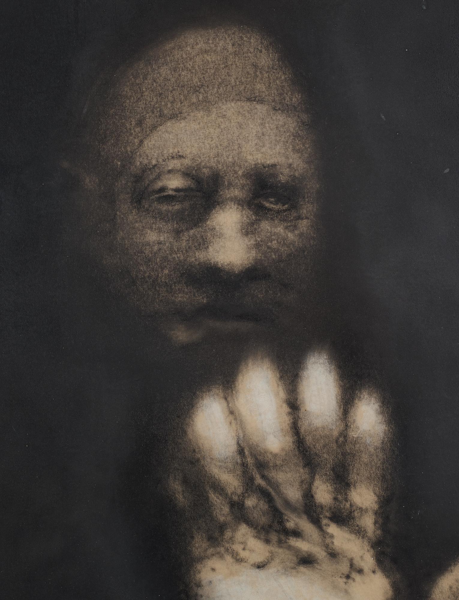 ROJ FRIBERG, mixed media. Signed and dated -76.