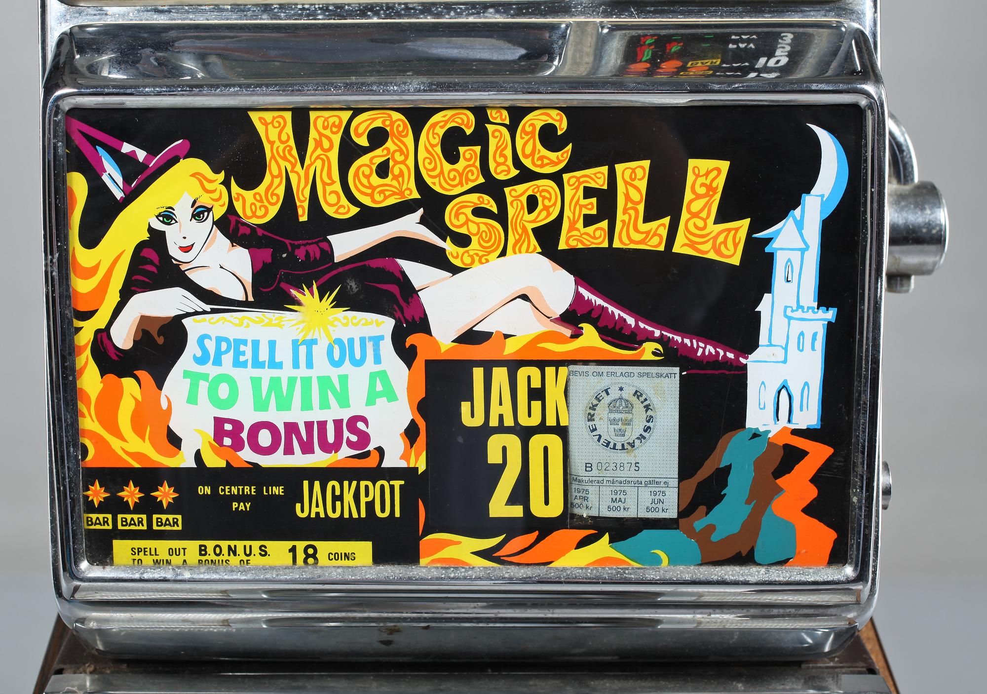 SPELAUTOMAT, sk kallad Enarmad Bandit, "Aristocrat Kingsway", 1900-talets andra hälft.