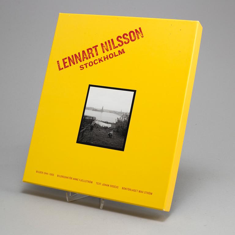 LENNART NILSSON, "Stockholm", book with box, signed.