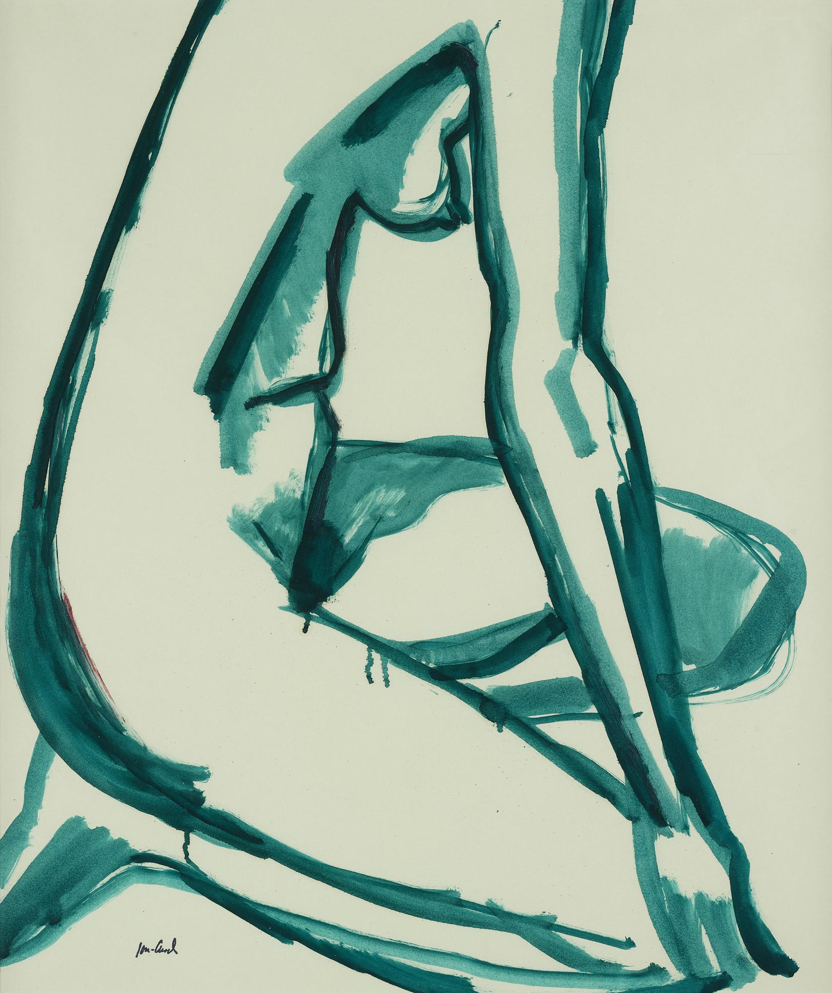 John Jon-And, watercolour, stamped signature.