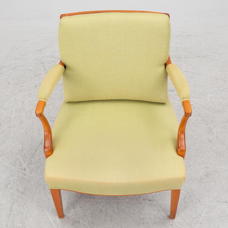 Josef Frank, a model 969 armchair, Firma Svenskt Tenn, Sweden.