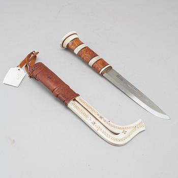 A knife, signed ÅS, reportedly Jan Åke Stener, second half of the 20th century.