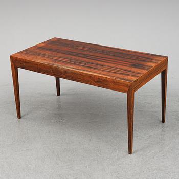 Severin Hansen, a 1950'-60's palisander desk, Haslev Møbelfabrik, Denmark.