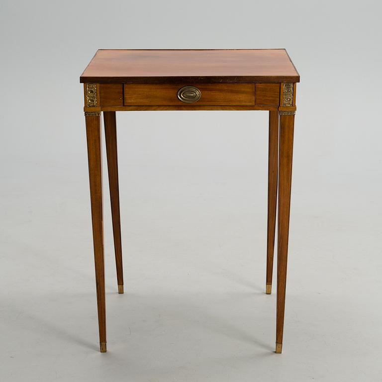 SIDETABLE, gustavian late 18th century, signed by Johan Magnus Beurling who worked in Stockholm and Norrköping.