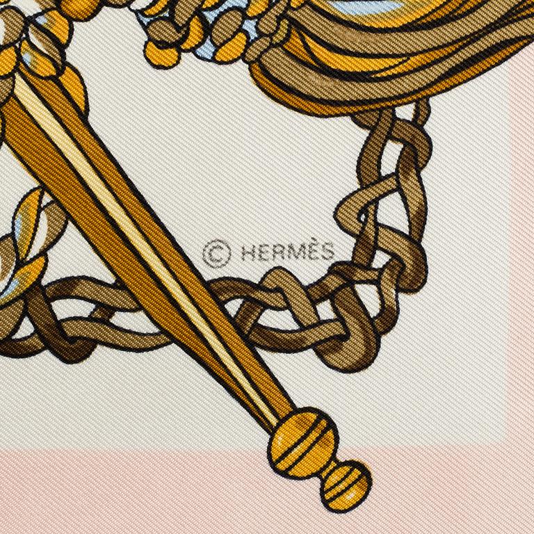 SCARF, Hermès, "Le Timbalier", issued  1961.