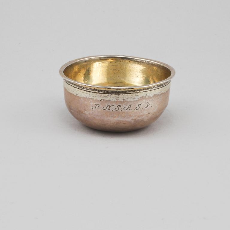 SUPKOPP, silver, Niclas Fernlöf, Karlstad, 1776, vikt 25 gram.