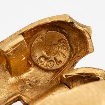 OLE LYNGGAARD, necklace Elephantclasp with diamond.