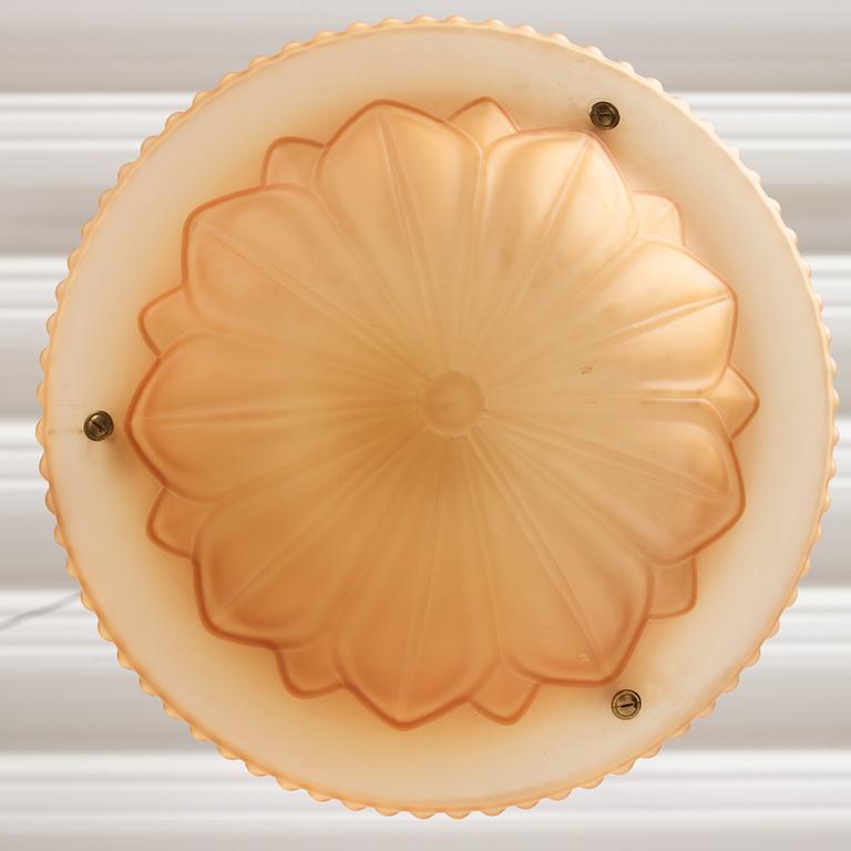 Harald Notini, ceiling lamps 2 pcs., model "10074", Arvid Böhlmarks Lampfabrik, 1930s.