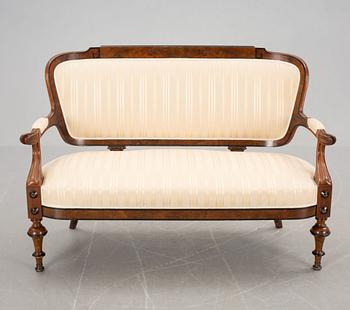 SOFFA, nyrenässans, 1800-tal.