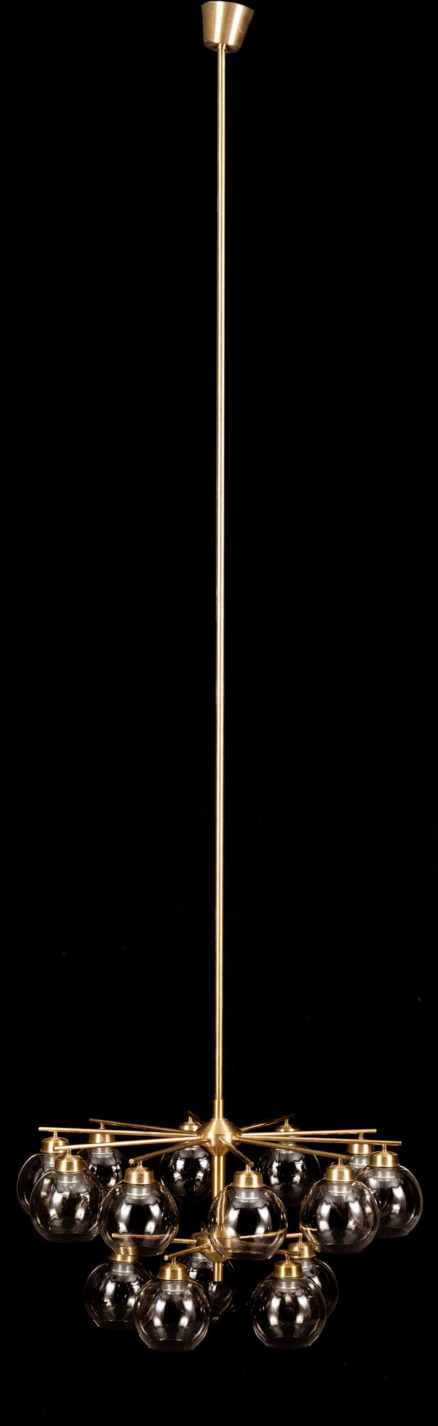 TAKLAMPA, möjligen Hans-Agne Jacobsson, 1900-talets andra hälft. Höjd ca 245 cm.