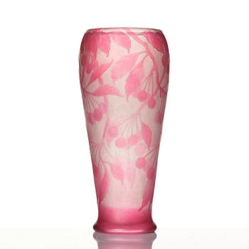 Karl Lindeberg, vas, överfångsglas, Kosta, jugend, 1900-talets början, modell 103.
