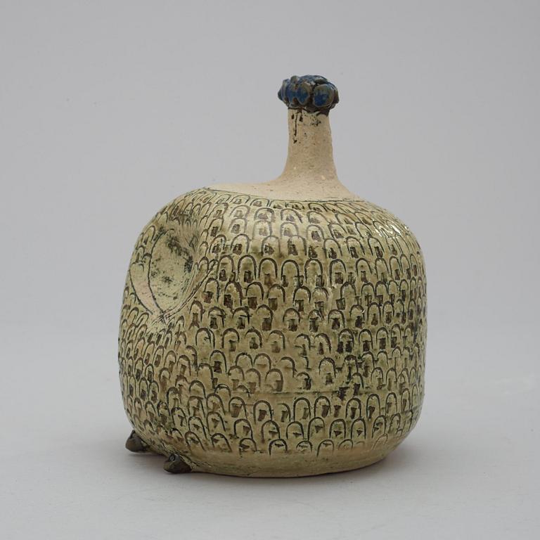 A unique Lisa Larson stoneware sculpture, Gustavsberg Studio.