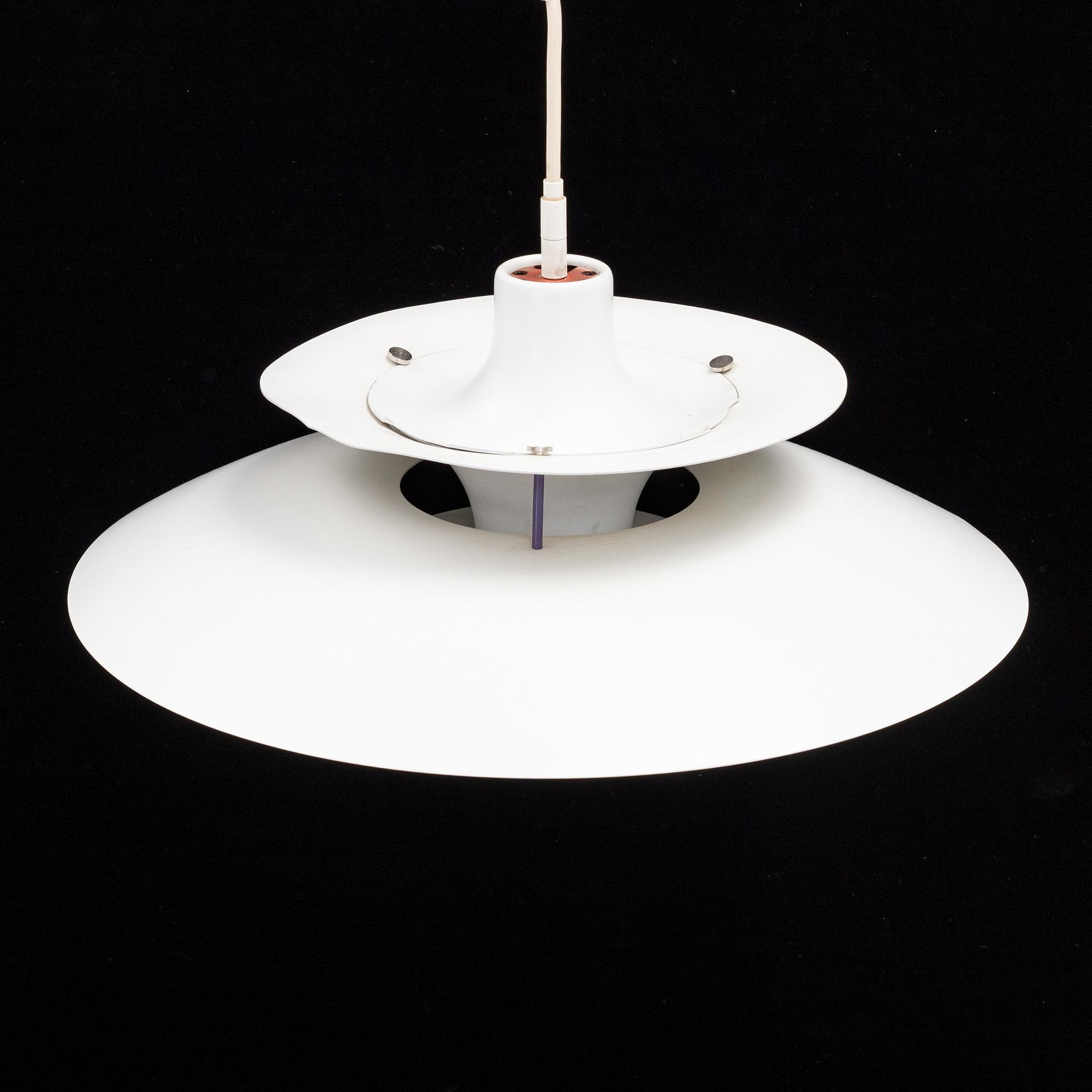 Poul Henningsen, a 'PH 5' ceiling light, Louis Poulsen, Denmark.