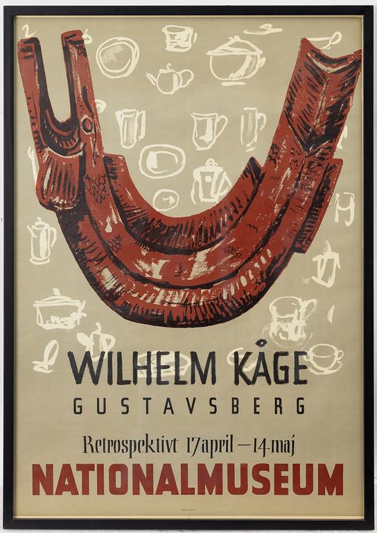 Wilhelm Kåge, 'Retrospektivt 17 april-14 maj, Nationalmuseum'.