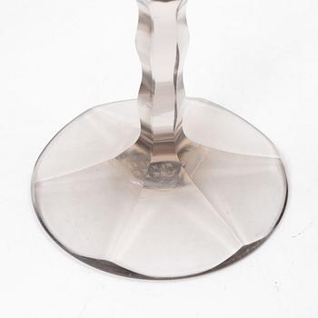 Edward Hald, vases, 3 pcs, Orrefors, 1929-30.