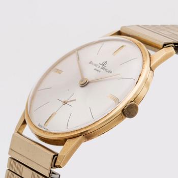 A BAUME & MERCIER, Geneve, 18k gold manual wristwatch. 1967.