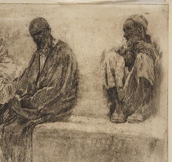 Erich Wolfsfeld, Tre stycken etsningar.