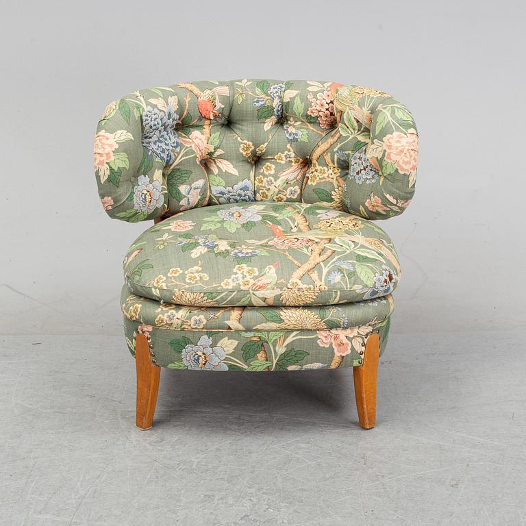 A 'Schulz' easy chairs by Otto Schulz for JIO, mid 20th Century.