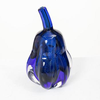 Edward Hald, vas/ skulptur, glas, slipgraal, Orrefors 1977.