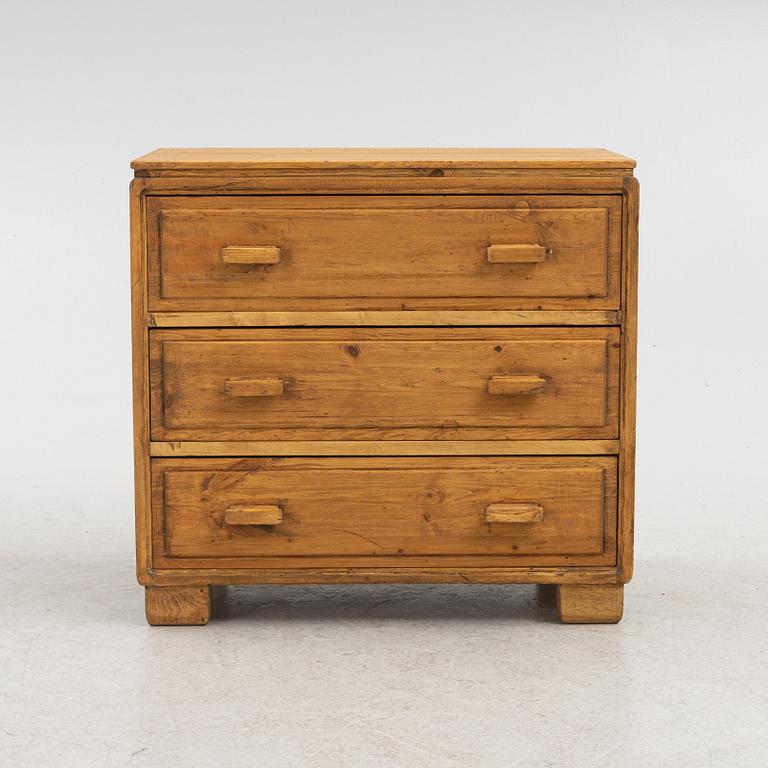 A chest of drawers, 1930's.