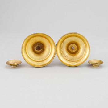 A pair of Louis XVI-style candlesticks, ca 1900.