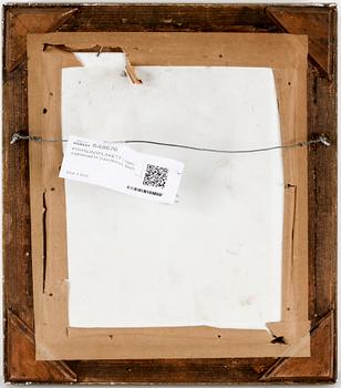 PORSLINSPLAKETT i ram, signerad H Davidsson 1941.