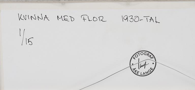 Åke Lange, "Kvinna med flor".