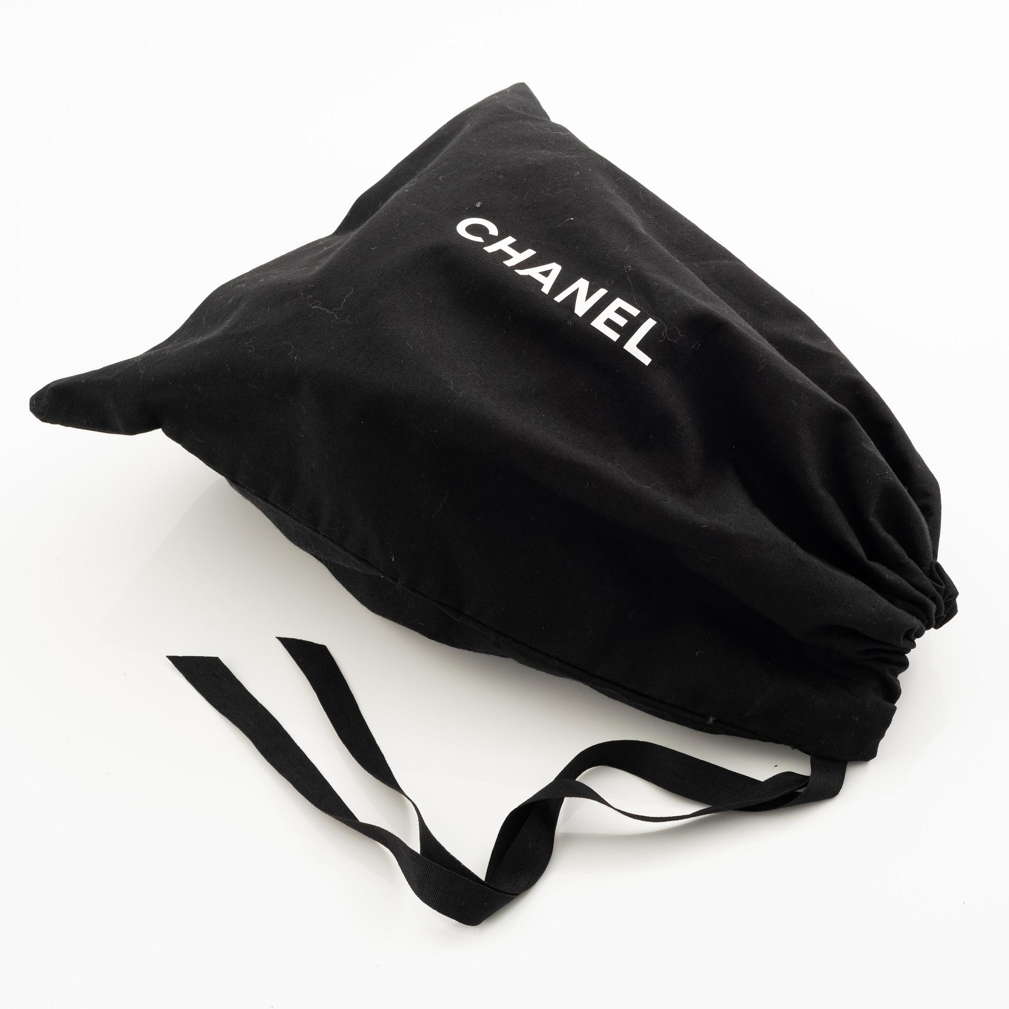Chanel, A Black velvet Bag.