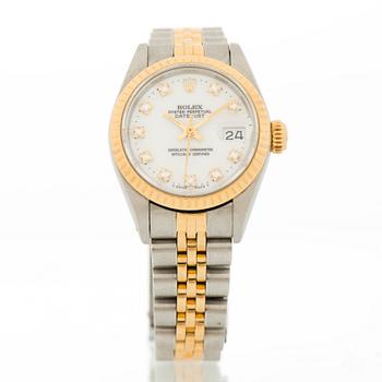ROLEX, Oyster Perpetual Datejust, wrist watch, 26 mm.