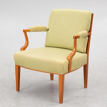 Josef Frank, a model 969 armchair, Firma Svenskt Tenn, Sweden.