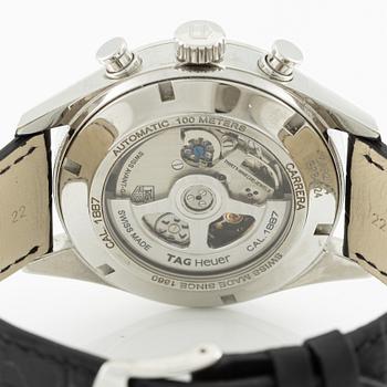 Tag Heuer, Carrera, chronograph, wristwatch, 43 mm.