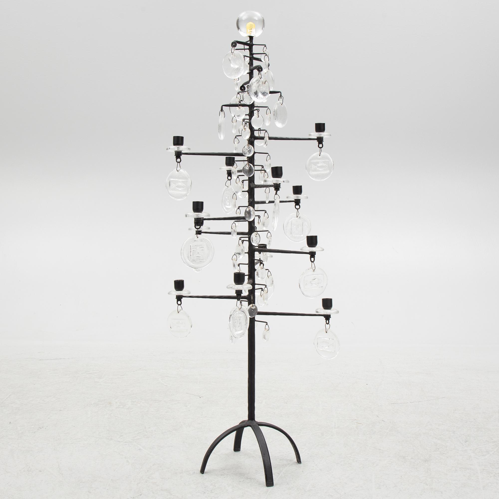 Erik Höglund, a floor candelabra, Boda Smide, Sweden.
