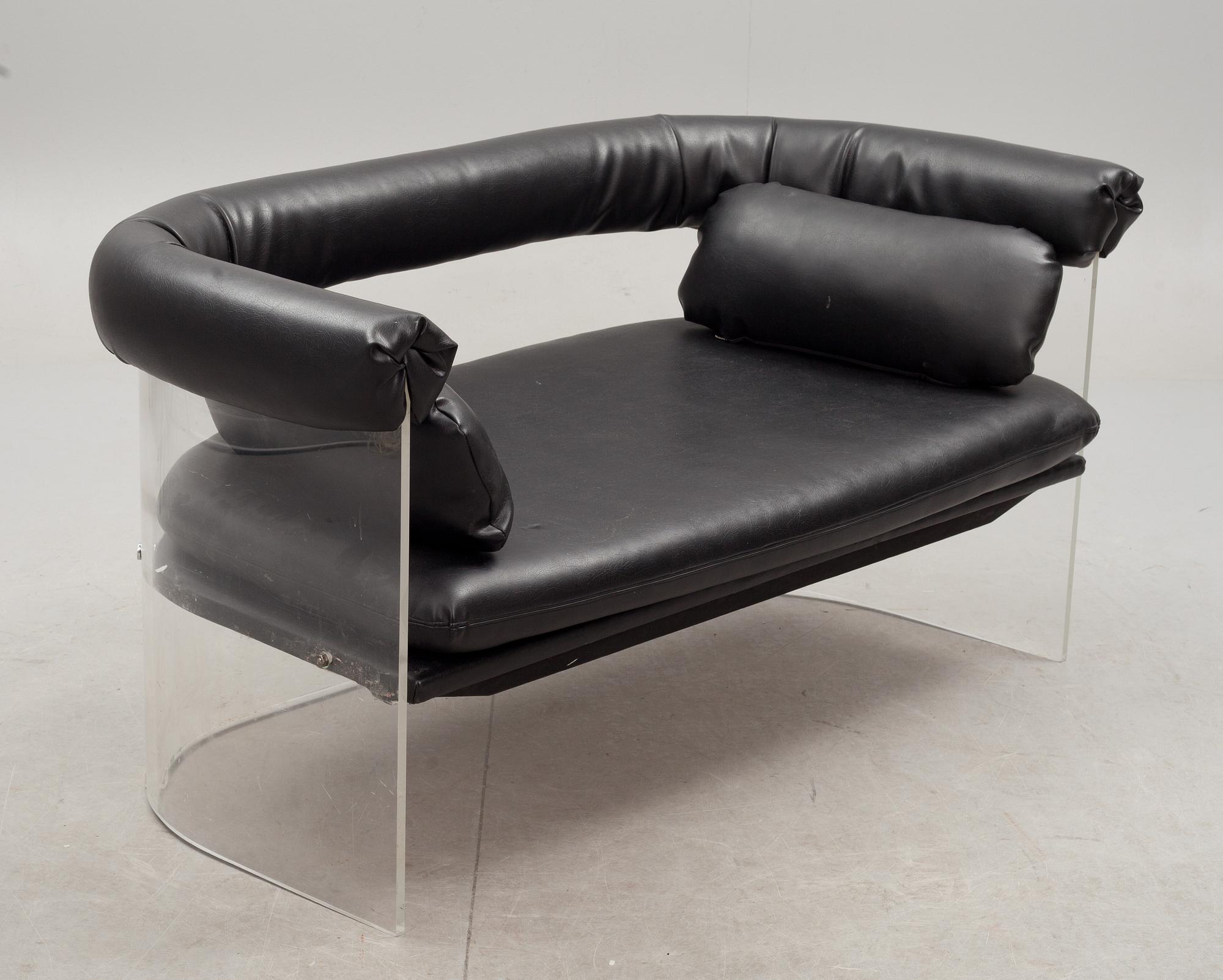 SOFFA, plexiglas, 1960/70-tal.