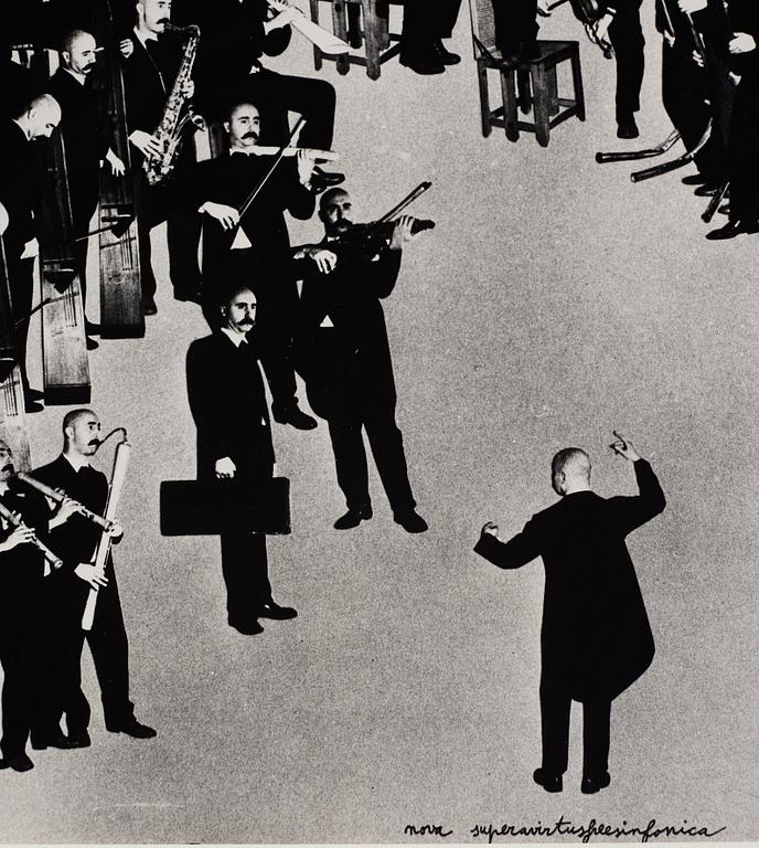 Renato Ranaldi, photo collage, signed and dated 1971.