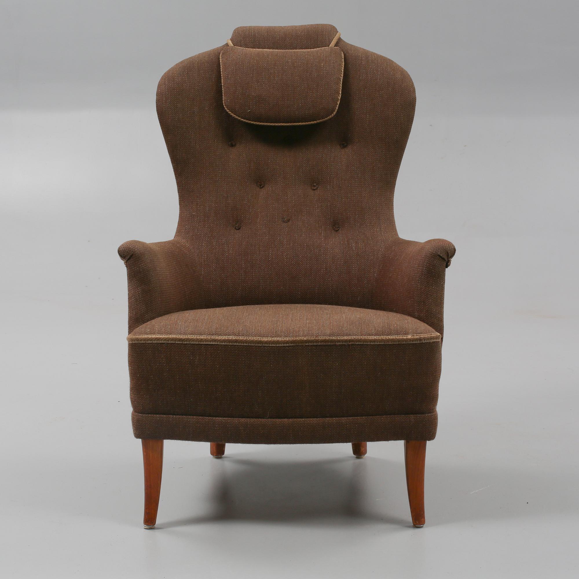 FÅTÖLJ, "Farmor", Carl Malmsten, 1900-talets andra hälft.