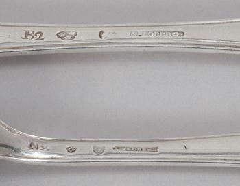 SKED SAMT GAFFEL, silver, Arvid Floberg 1784 och 1795.