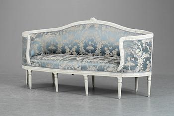 A Gustavian sofa.