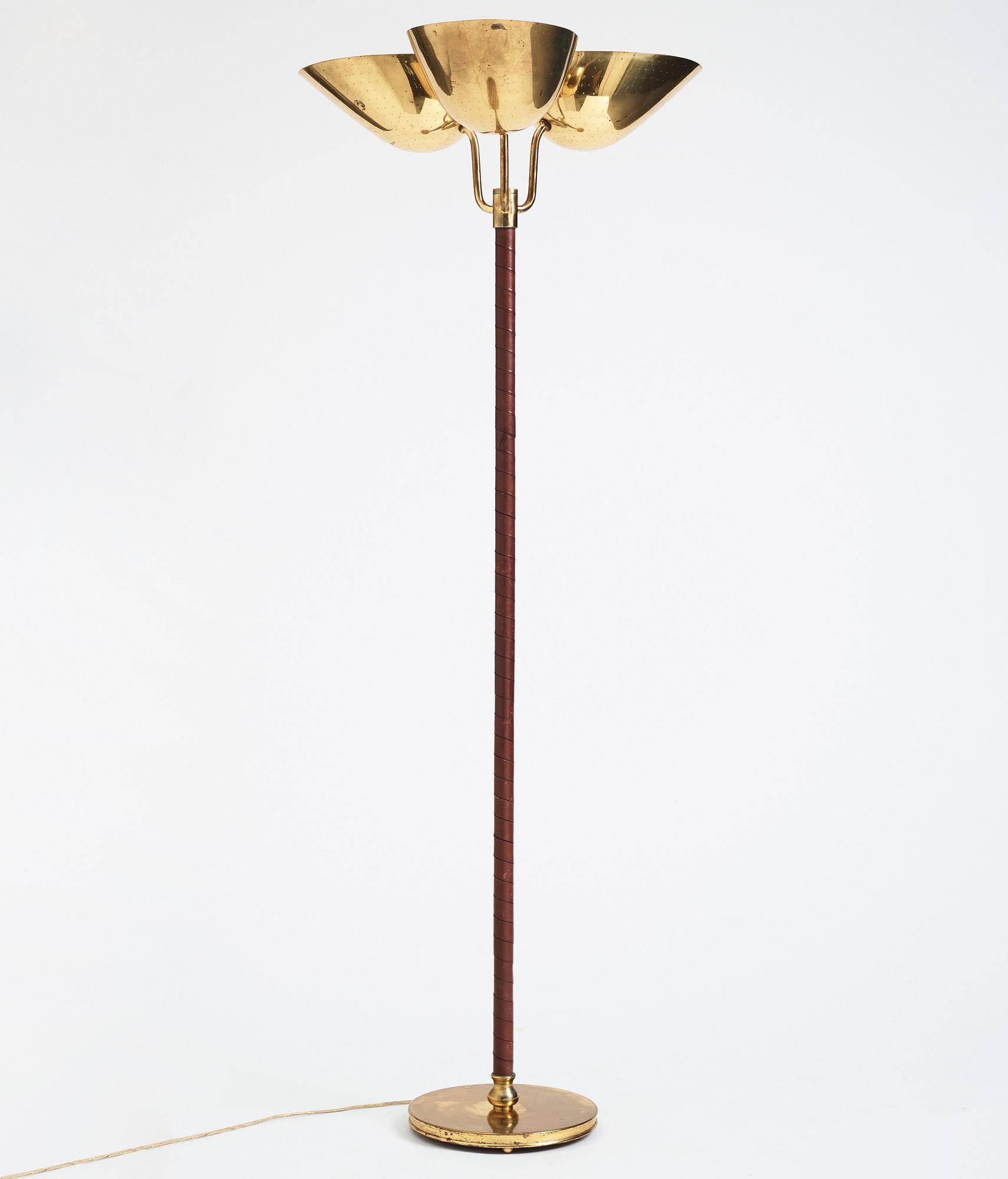 Carl-Axel Acking, golvlampa, modell "2645", Bröderna Malmströms metallvarufabrik, 1940-50-tal.