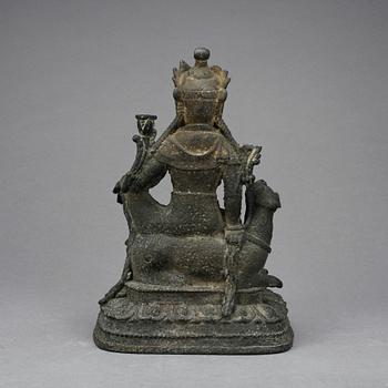 BUDDHA, järn, troligen 1900-tal.